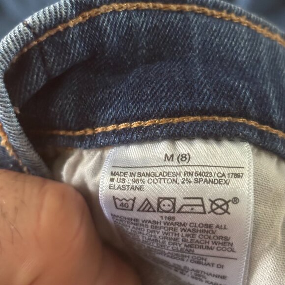 Old Navy Skinny built-in tough pull up jeans in size M (8) - Picture 4 of 6